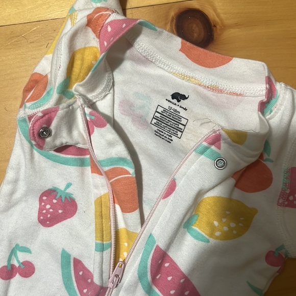 Monica + Andy Zippered Footie - Picture 3 of 3